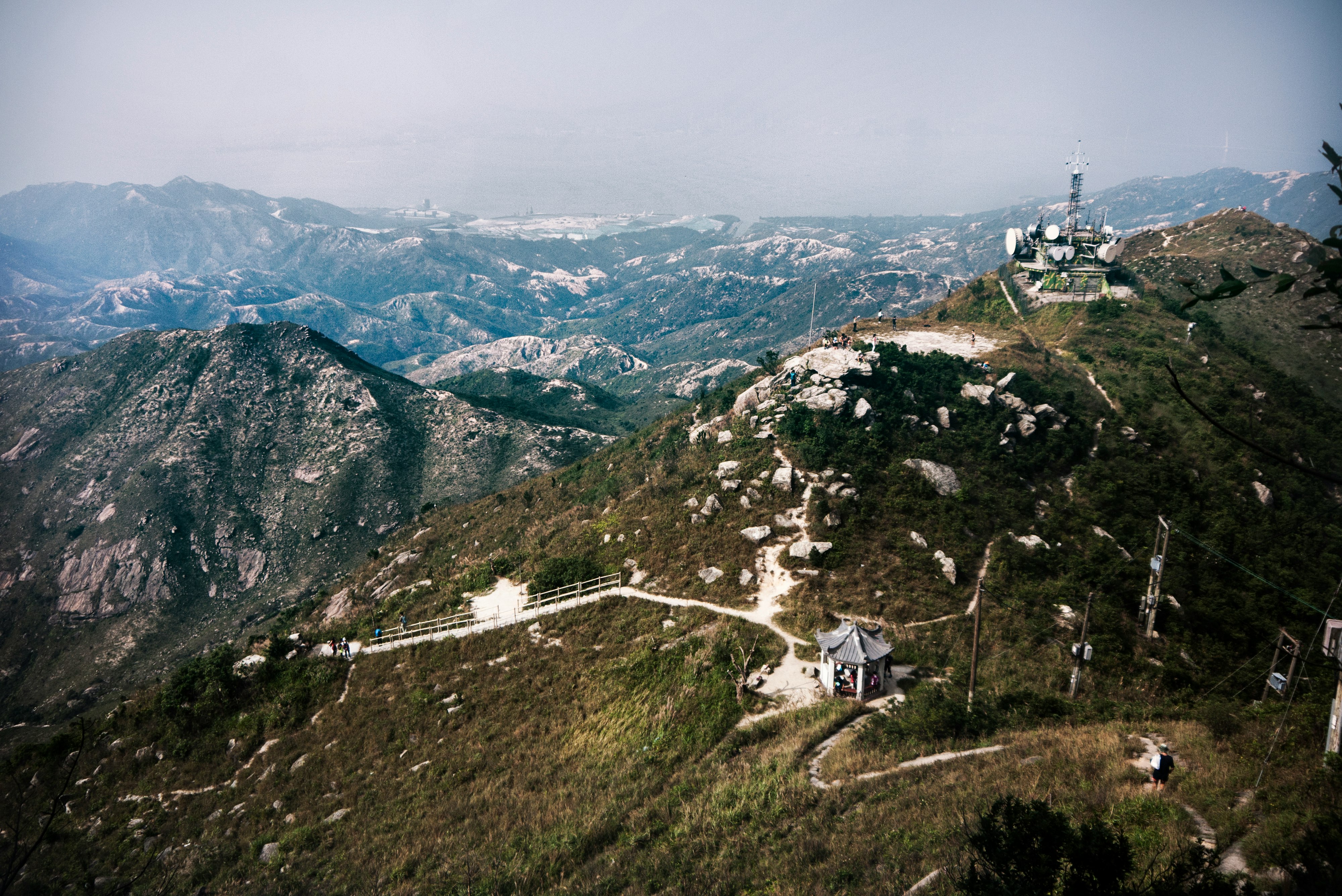 houses on green mountains